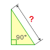 Cálculo da diagonal.