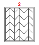 Cyfrifo lattices metel ffenestr