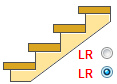 弦ジグザグと金属の階段の計算
