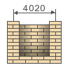 Cálculo de um muro de tijolo.