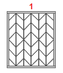 Perhitungan batang logam pada jendela
