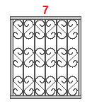 Výpočet kovové mříže na okna